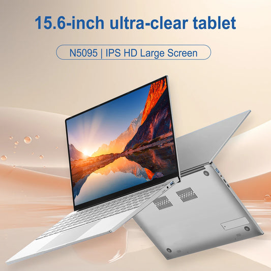 PC-Gamer-Laptop Windows 11 Pro 15,6 Zoll 32 GB RAM 2 TB SSD, HDMI/Bluetooth 5.0, mit kabelloser Maus und AZERTY-Tastaturmembran