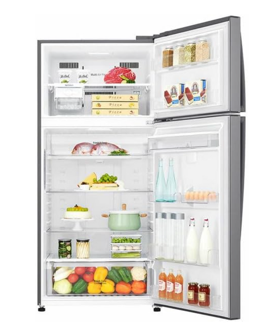 LG GTF916PZPED Refrigerator,double porte, Classe E, 592l, Connectivité Wi-fi avec App Thinq,
