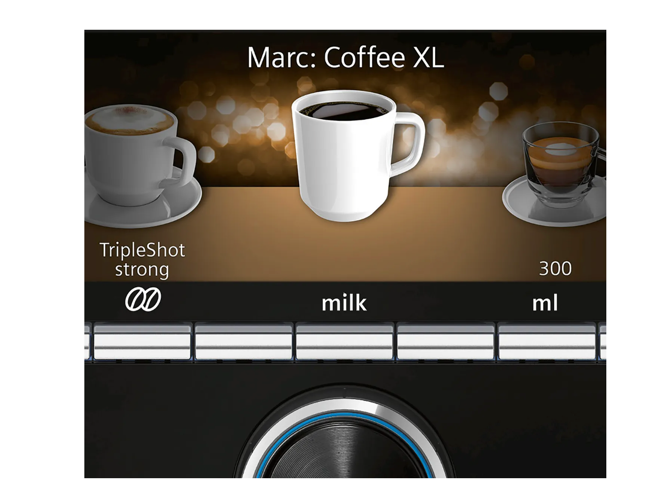 Machine à café tout-automatique EQ.9 plus connect s500 Noir, Réservoir d'eau