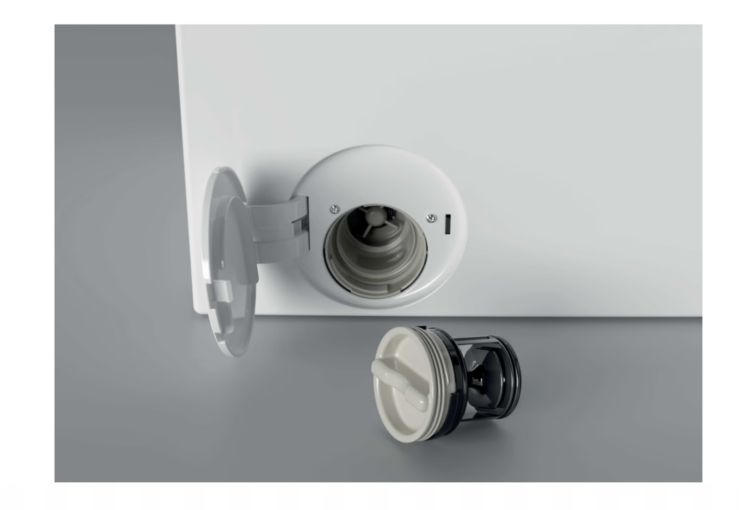 Lave-linge hublot HOOVER HWP 610AMBC/1-S - 10 kg - Induction - 1600 trs/min - Classe A - Connecté - Vapeur - Blanc