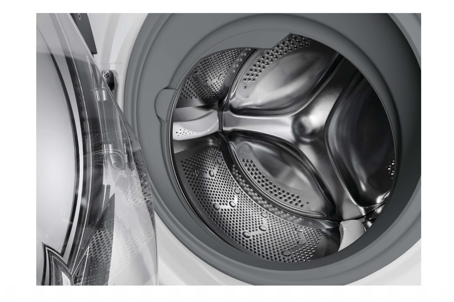 Lave-linge hublot HOOVER HWP 610AMBC/1-S - 10 kg - Induction - 1600 trs/min - Classe A - Connecté - Vapeur - Blanc