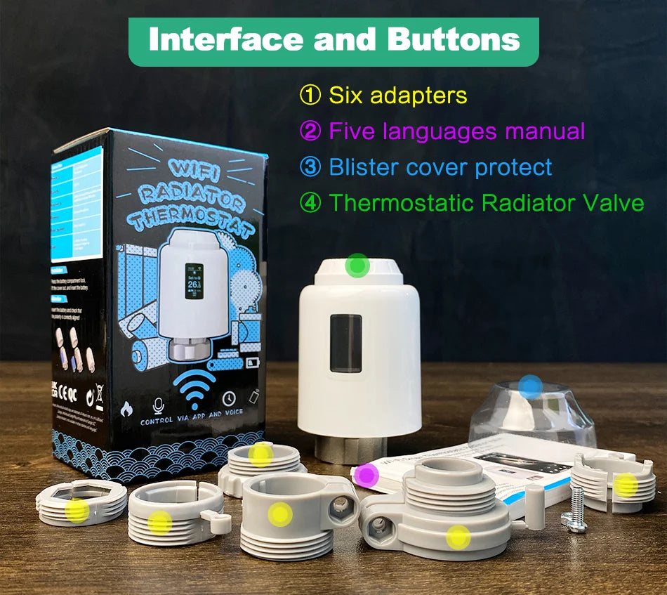 TRV Wifi Thermostat Smart