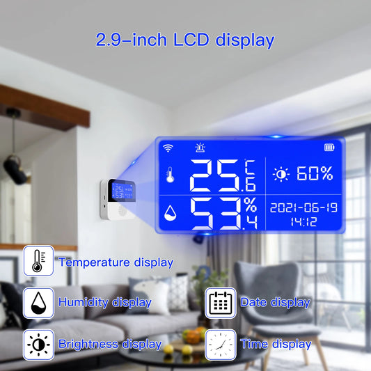 Tuya Smart WIFI Temperatur und Luftfeuchtigkeit