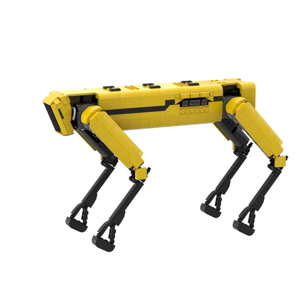 MOC Quadruped Military Robot Building Blocks Toys Gift Boston Dynamics Spot Robot Bricks Model BigDog AlphaDogg