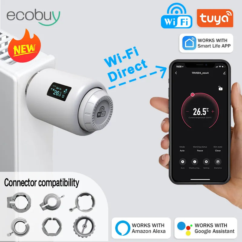 TRV Wifi Thermostat Smart