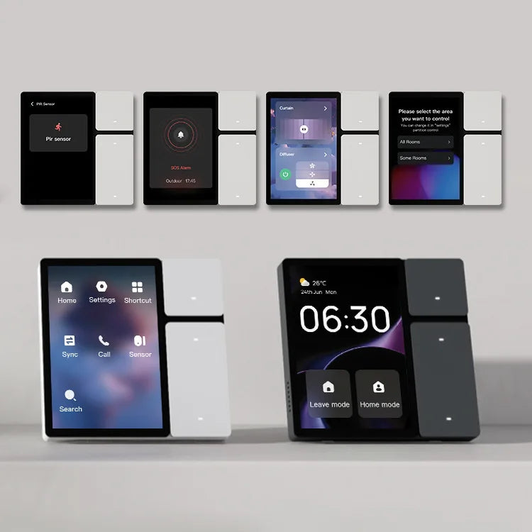 Tuya Smart Home Control Panel 3.5 Inches WiFi Wall Switches Home