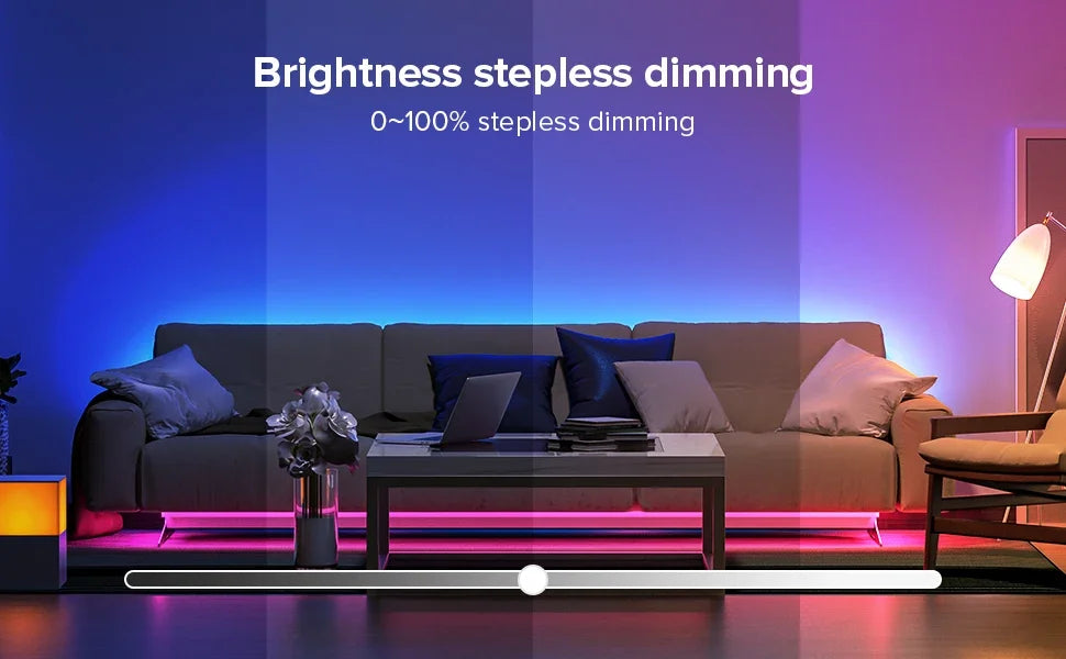 1-10PCS Smart LED Controller Tuya WiFi Alexa Google 2.4G 20KHz 4/8 Zone 5IN1 CCT RGB RGBW Dimmer RGBCCT LED Strip High Frequency