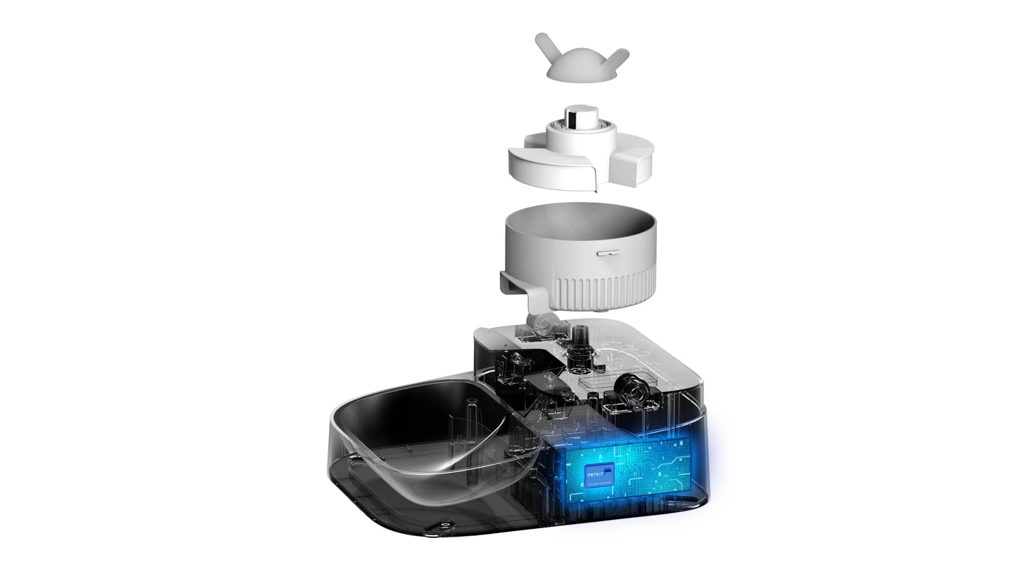 Petkit authorized Global Version Factory Supply Multiple Preservation Technology Germini Smart Touch Screen Pet Feeder Bowl