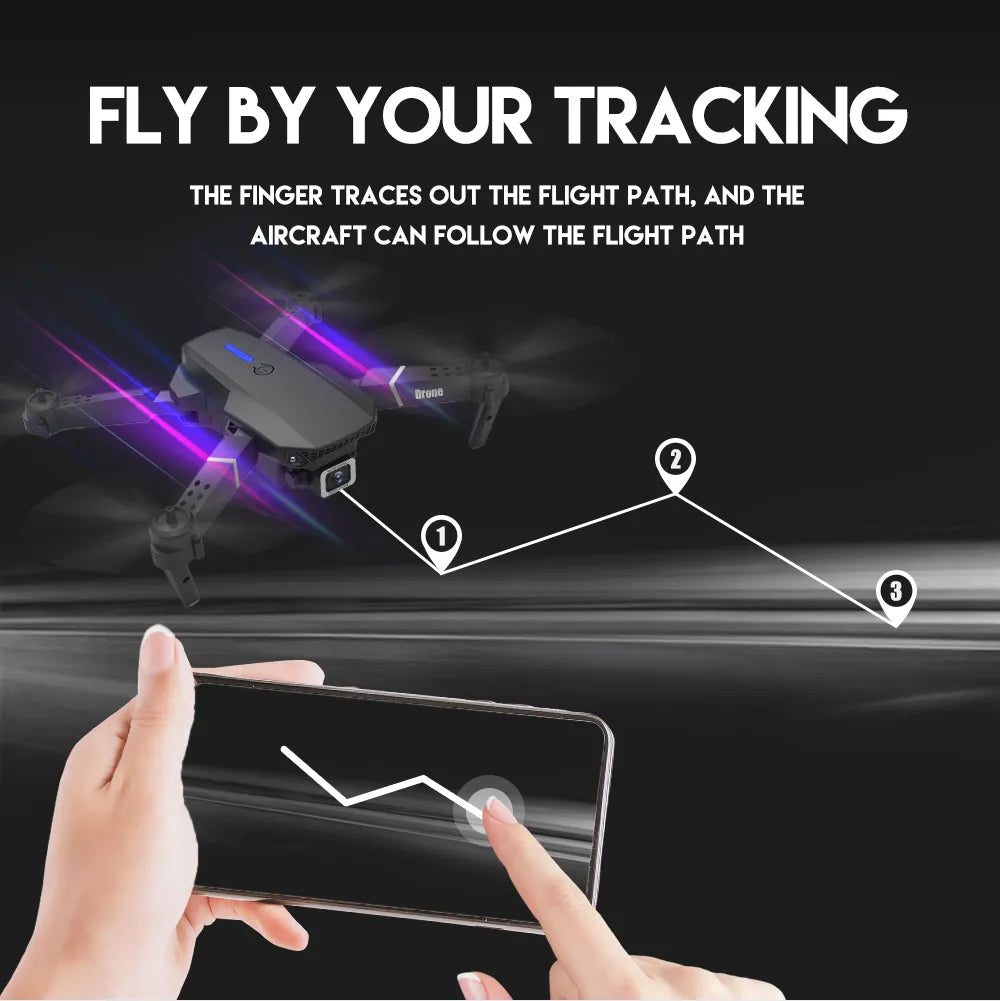 Drone WiFi HCTN Foldable Drone with Storage Bag