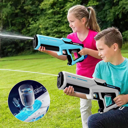 Electric Water Gun Toys Fully Automatic Continuous Firing Luminous Water Gun Interactive Water Splashing Children's Toy Guns