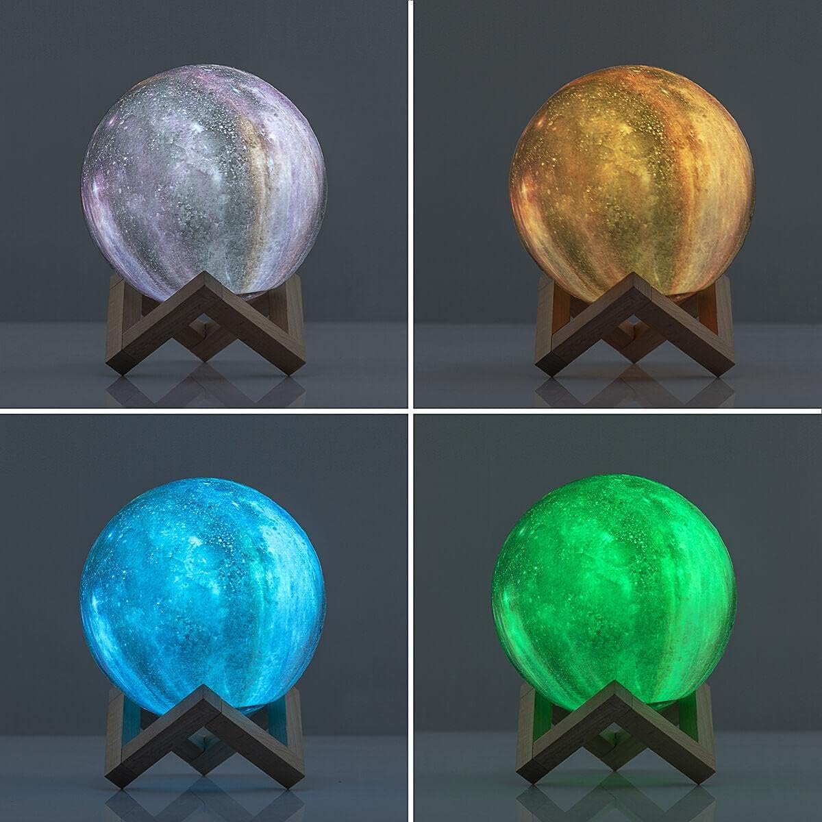 3D Moonlight lamp moon lamp 16 changeable colors Night Light