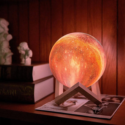 3D Moonlight lamp moon lamp 16 changeable colors Night Light