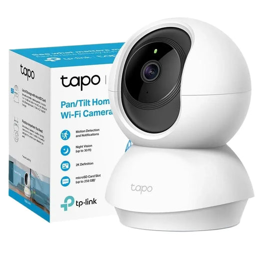 TP-Link, Tapo C210 Camera 2K UHD Night Vision 256GB Micro SD Supported Wifi Camera for Home Security