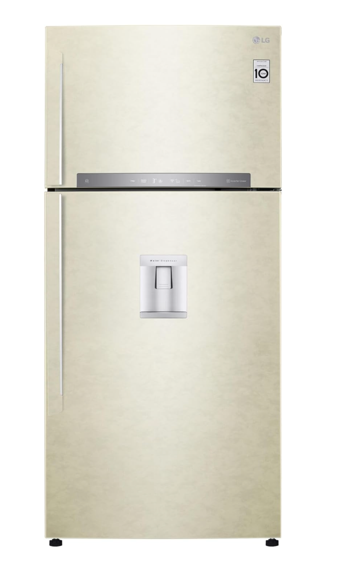 LG GTF916PZPED Refrigerator,double porte, Classe E, 592l, Connectivité Wi-fi avec App Thinq,