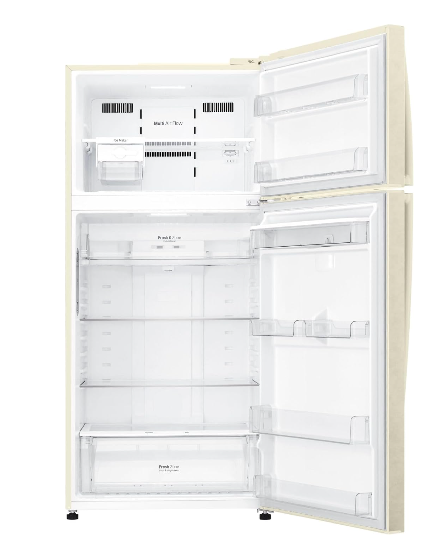 LG GTF916PZPED Refrigerator,double porte, Classe E, 592l, Connectivité Wi-fi avec App Thinq,