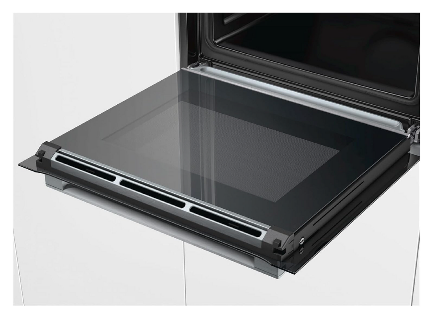 Four encastrable pyrolyse Bosch HRG6769S6 - Four multifonction Chaleur tournante ou pulsée / 71 litres / Classe A