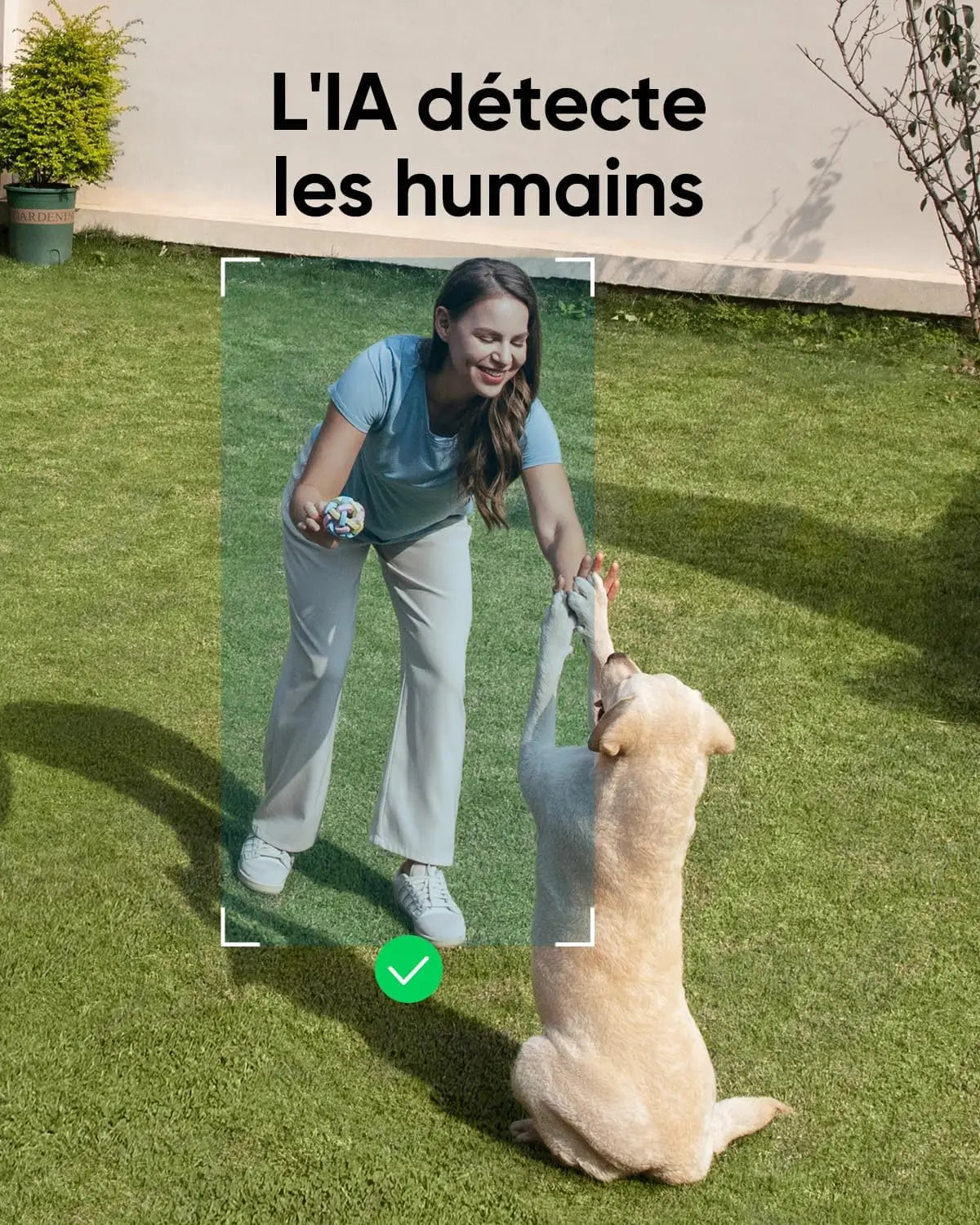 Eufy Activ- Caméra de surveillance extérieure solaire S220,