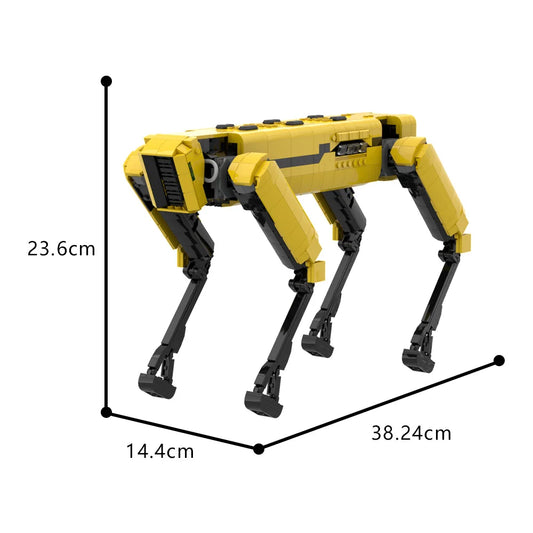MOC Quadruped Military Robot Building Blocks Toys Gift Boston Dynamics Spot Robot Bricks Model BigDog AlphaDogg