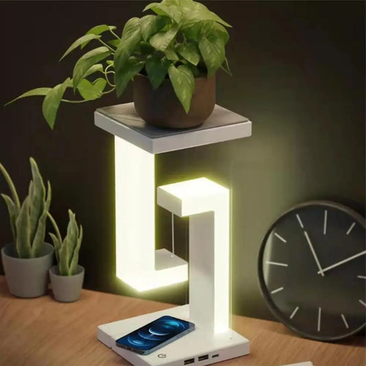 Antigravity Levitating Desk Lamp with Wireless