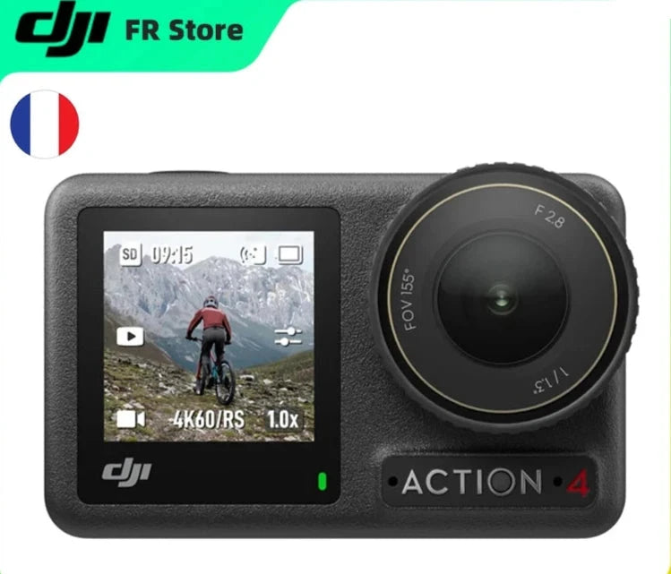 DJI Osmo Action 4 Standard Set - 4K/120fps Waterproof Action Camera with a 1/1.3-Inch Sensor