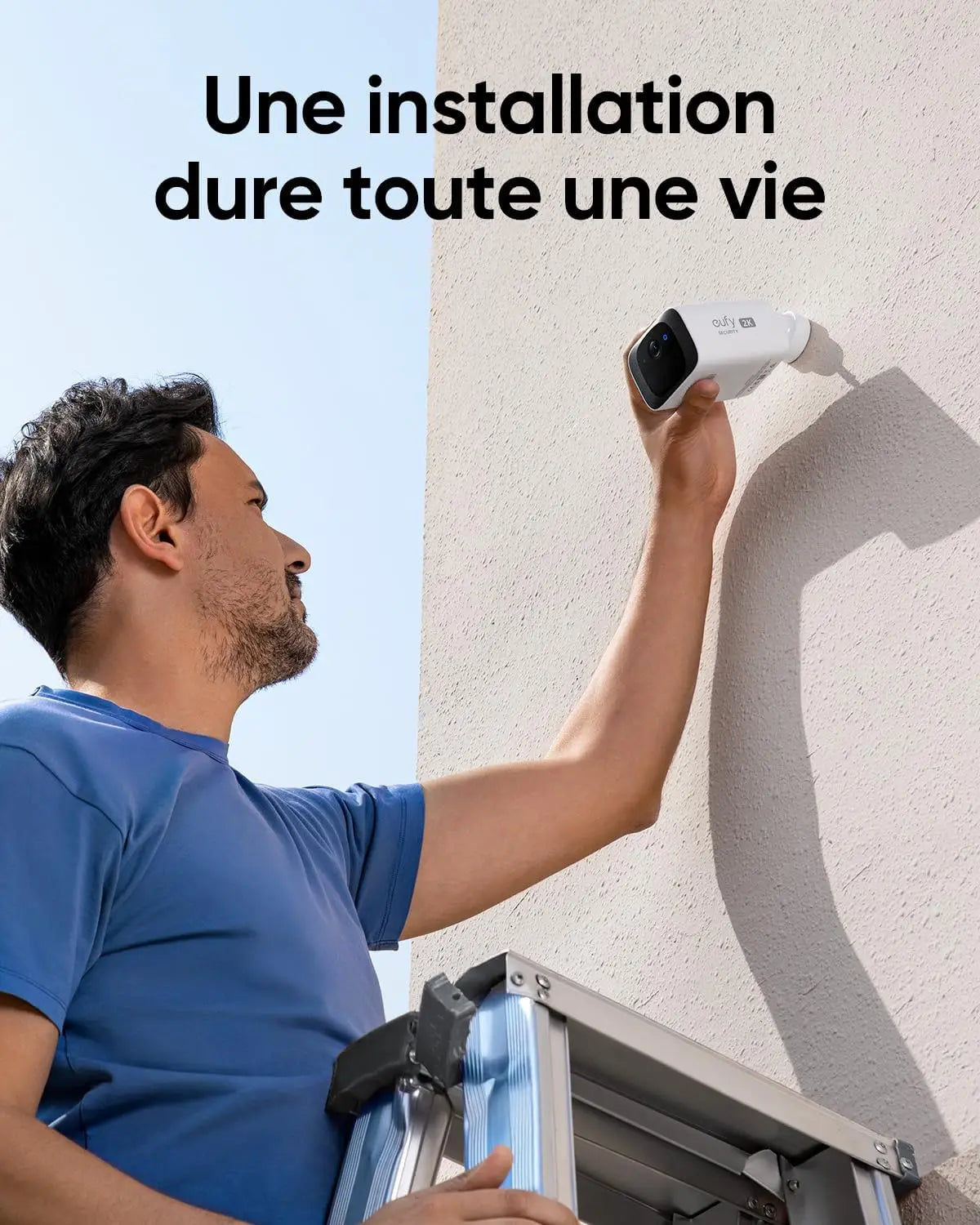 Eufy Activ- Caméra de surveillance extérieure solaire S220,