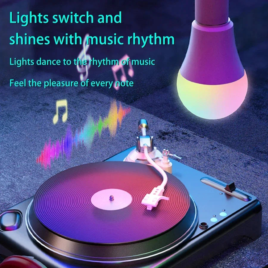 Smart Led Light Bulbs E27 B22 Wifi Bluetooth Smart Life Alexa Google SmartThings 15W RGB