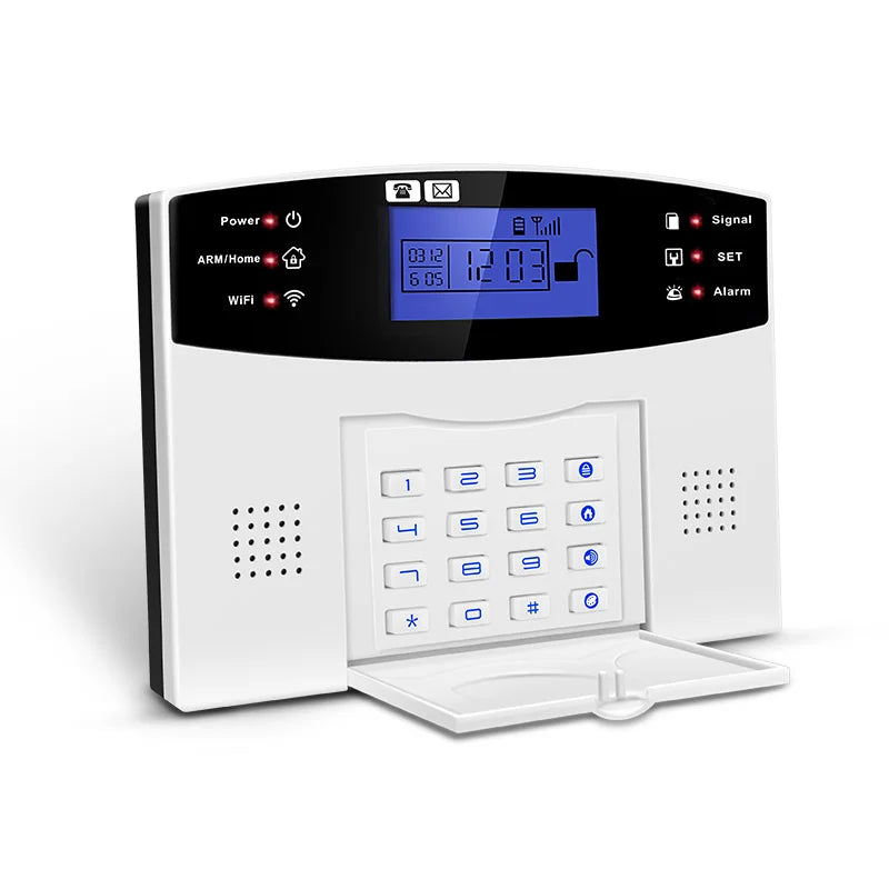 WIFI GSM Home Security Alarm System With Wireless Wired Motion Sensor Detector Burglar Alarm For Tuya APP Garden Home Alarm