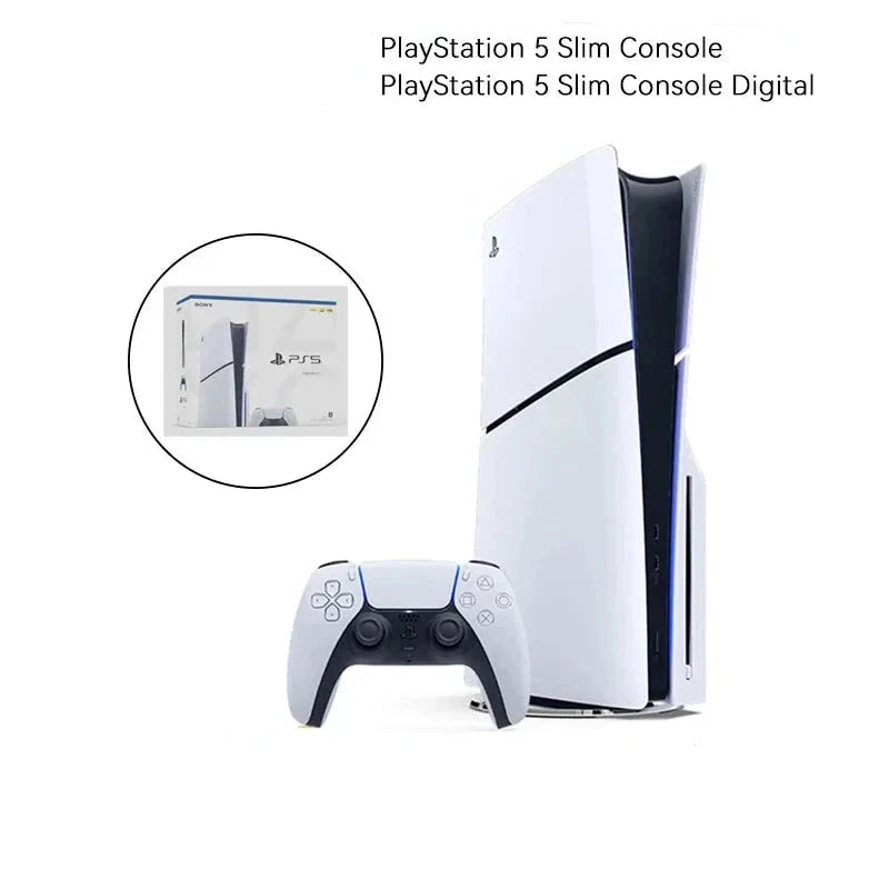 Sony PS5 Slim Console PlayStation 5 Video Game Console PS 5 PC Games Ultra High Speed PlayStation5 Original