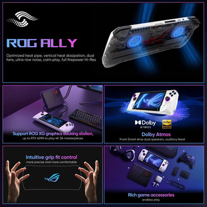 ASUS ROG Ally RC71L Gaming Console 7" AMD Ryzen ™ Z1 Processor 120Hz FHD IPS Gaming Handheld 16GB 512GB Windows 11 Home