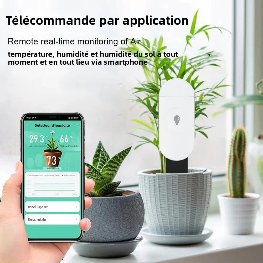 Tuya Zigbee Temperature Humidity Moisture Detector Smart Soil Tester Moisture Sensor Real Time Monitor Support Home Assistant Z2