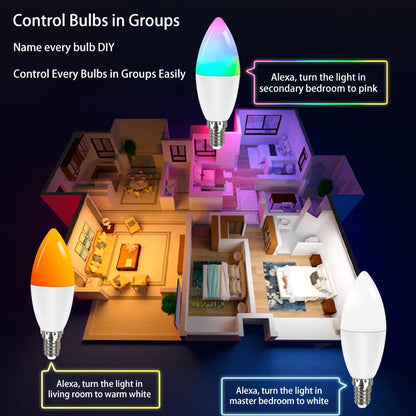 Tuya Smart WiFi Bulb Alexa Lamp Alice Voice Control