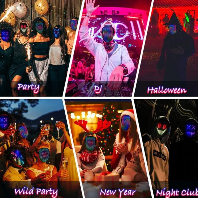 Mask Party Screen LED